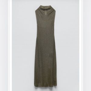 NWT Zara Mesh Knit Dress Sz M